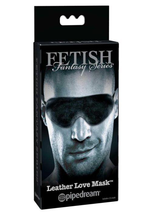 Fetish Fantasy Series Limited Edition Leather Love Mask Black