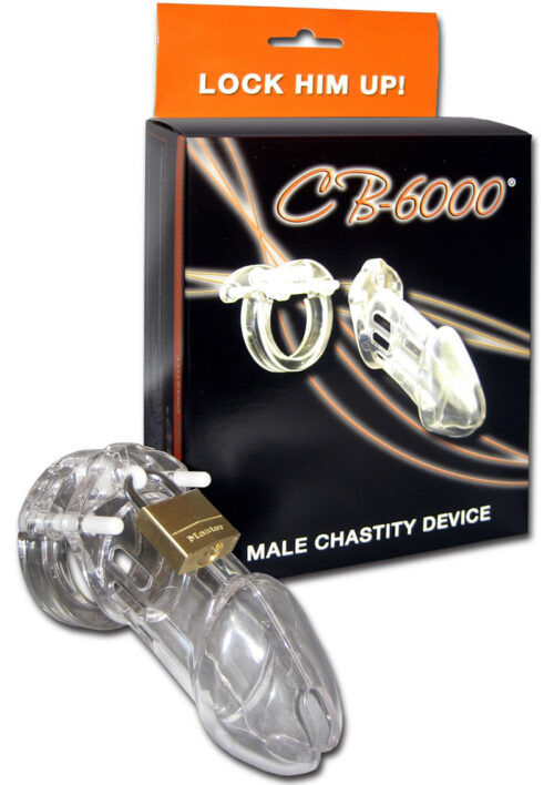 CB-6000 Male Chasity Device - Clear