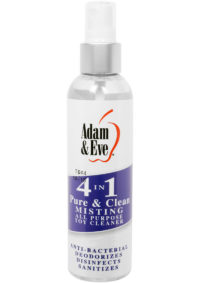Adam and Eve 4 In 1 Pure And Clean Misting All Purpose Toy Cleaner 4oz