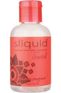 Sliquid Naturals Swirl Water Based Lubricant Strawberry Pomegranate 4.2oz