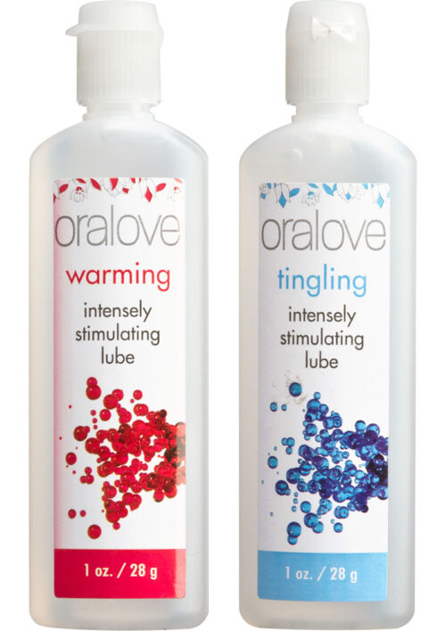 Oralove Dynamic Duo Lickable Warming and Tingling Lubricant 1oz (2 per set)