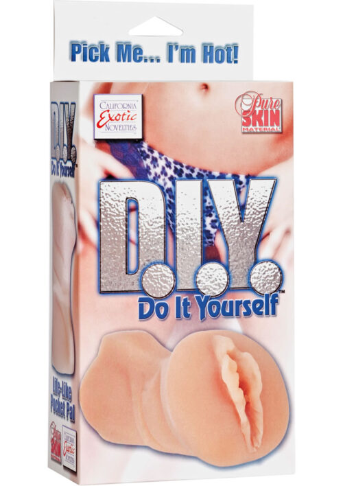 D.I.Y Do It Yourself Pocket Pal Stroker - Pussy - Vanilla