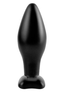 Anal Fantasy Collection Medium Silicone Plug Kit 4.25in - Black