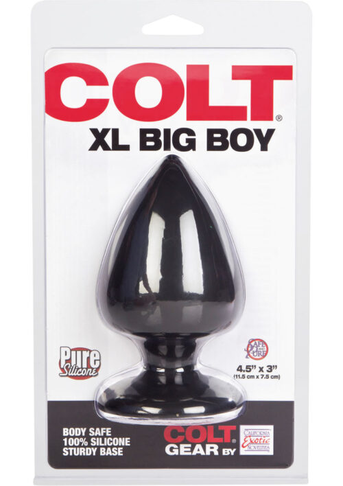 COLT XL Big Boy Silicone Butt Plug - Black