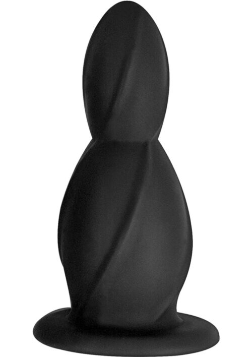 Ram Silicone Butt Plug 3.5in - Black