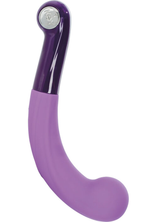 Jopen Key Comet II Rechargeable Silicone Vibrating G-Spot Wand Massager - Lavender