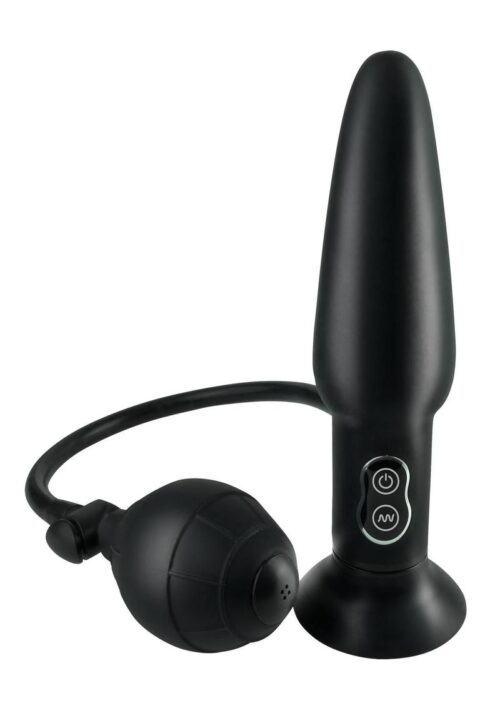 Anal Fantasy Collection Vibrating Ass Blaster Expander Waterproof 5in - Black