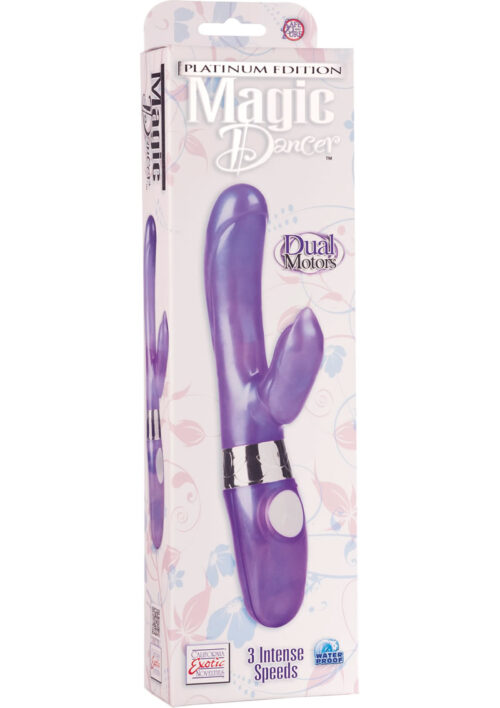 Platinum Edition Magic Dancer Dual Moter Vibe Waterproof Purple 3.75 Inch