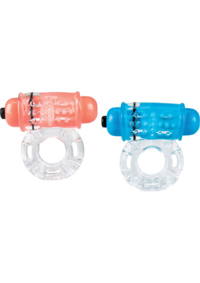 Color Pop O Wow Vibe Silicone Cockring Waterproof Assorted Colors