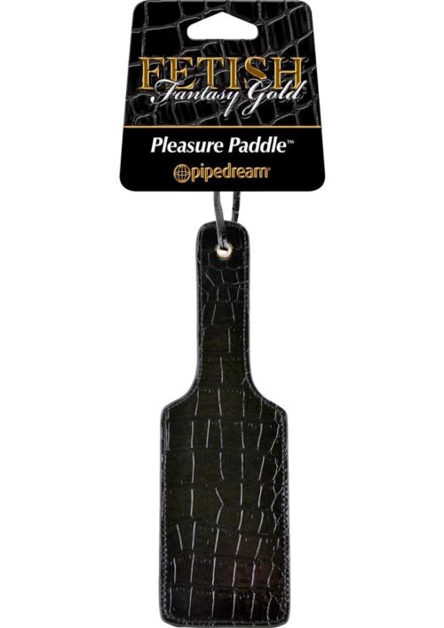 Fetish Fantasy Gold Pleasure Paddle Black