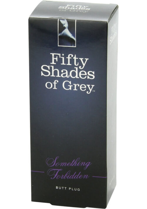 Fifty Shades of Grey Something Forbidden Butt Plug - Black