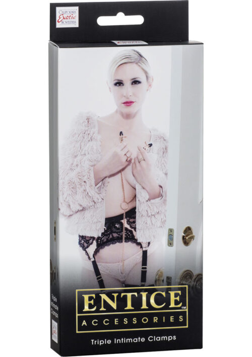 Entice Triple Intimate Clamps - Gold