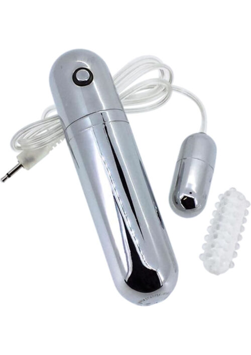 Ahh Vibrator Bullet Of Love With Remote Control - Silver
