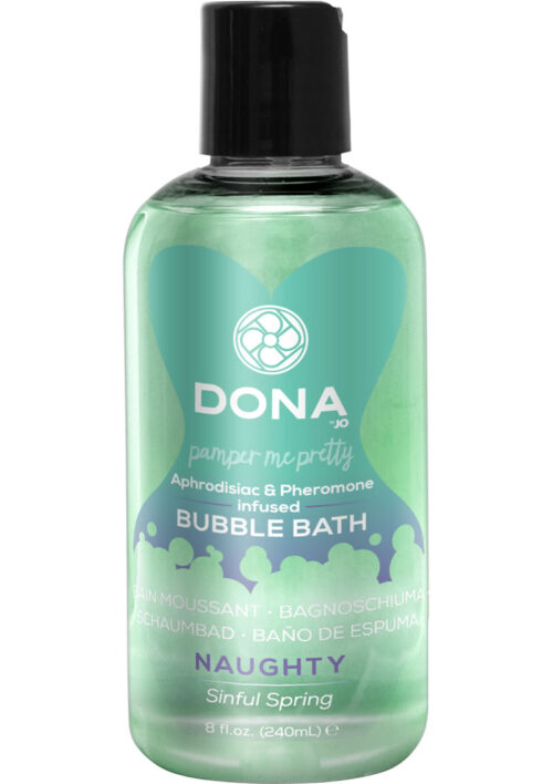Dona Aphrodisiac and Pheromone Infused Bubble Bath Naughty Sinful Spring 8 Ounce