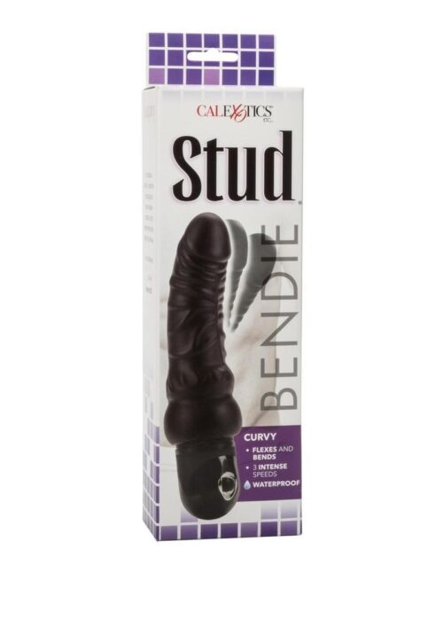 Bendie Stud Curvy Vibrator - Black