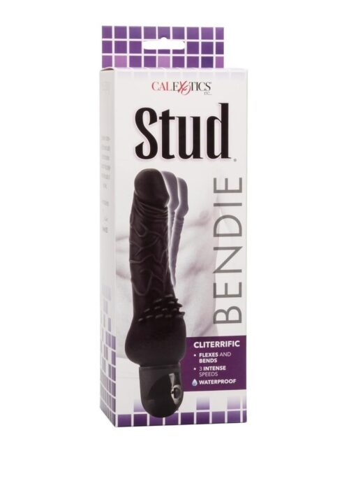 Bendie Stud Cliterrific Vibrator - Black