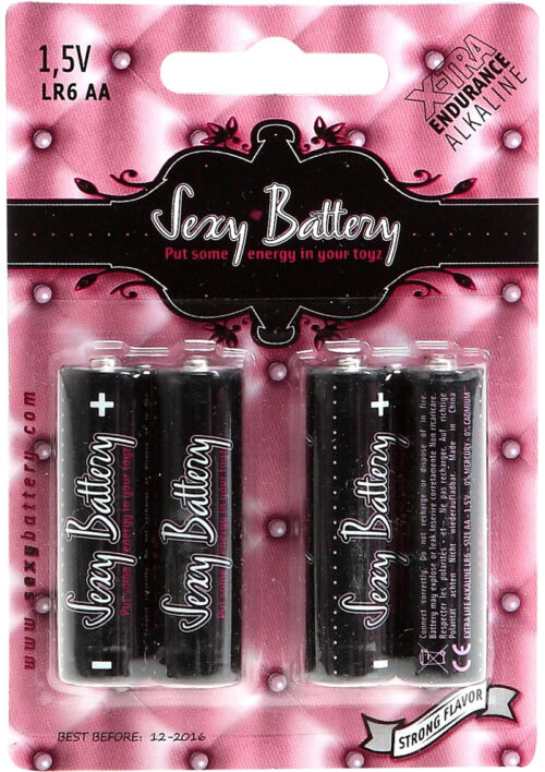 Sexy Battery Xtra Endurance Alkaline Battery LR6 AA/ 1.5V (4 Pack)