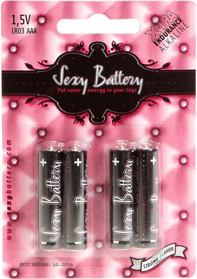 Sexy Battery Xtra Endurance Alkaline Battery LR03 AAA/ 1.5V (4 Pack)