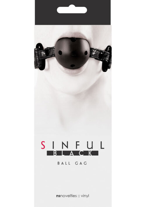 Sinful Ball Gag - Black