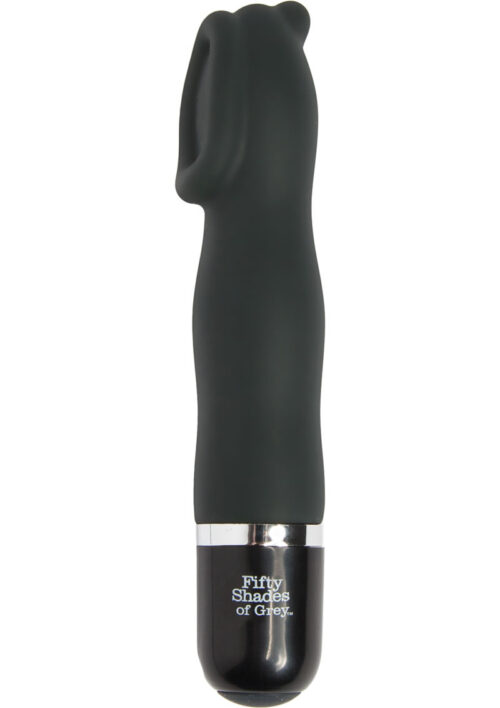 Fifty Shades of Grey Sweet Touch Mini Clitoral Silicone Vibrator - Silver