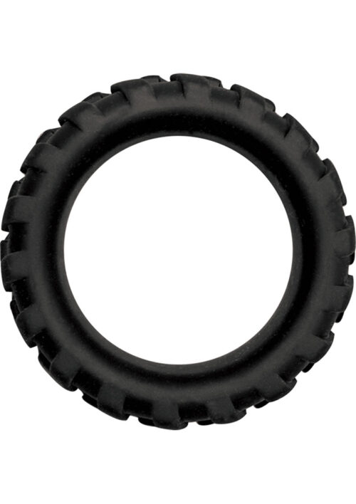 Mack Tuff X Large Tire Silicone Cock Ring - Black