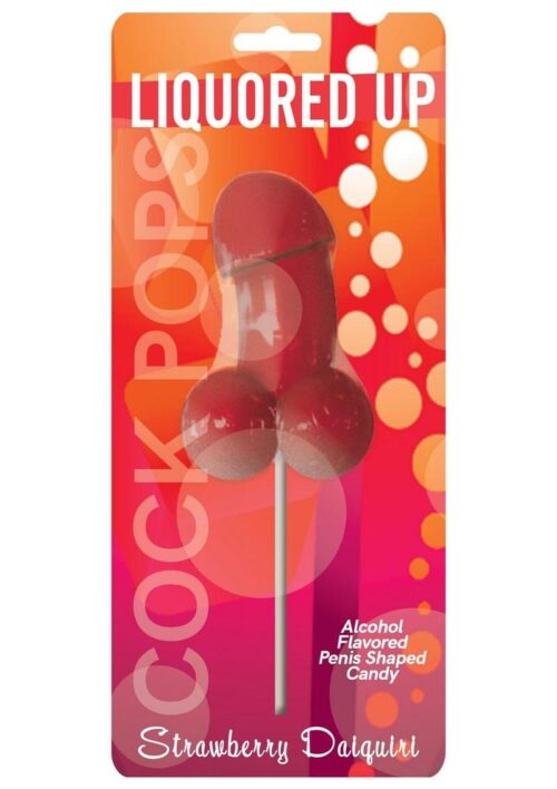 Liquored Up Cock Pops Lollipop Strawberry Daiquiri