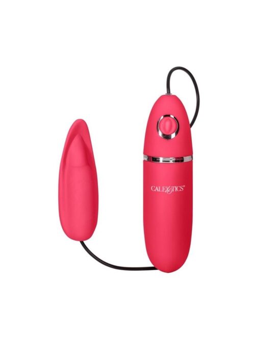 Power Play Flickering Tongue Silicone Massager Bullet - Pink