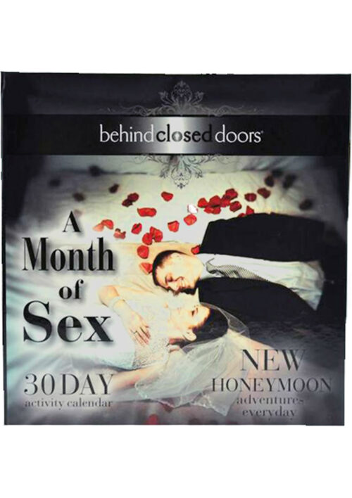 Behind Closed Doors Month Of Sex Activity Calender Honeymoon Edition