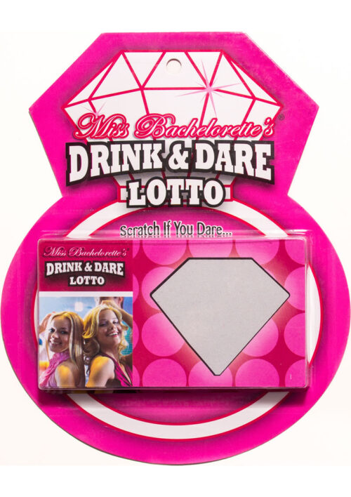 Miss Bachelorettes Drink and Dare Lotto Game (36 cards per pack)