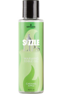 Sizzle Lips Warming Edible Gel Caramel Apple 4.2oz
