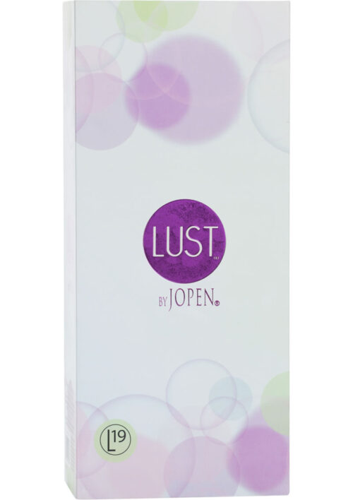 Lust L19 Silicone Rechargeable Triple Moter Massager Waterproof Purple 8.75 Inch