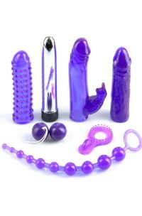 Royal Rabbit Vibrating (7 piece kit) - Purple