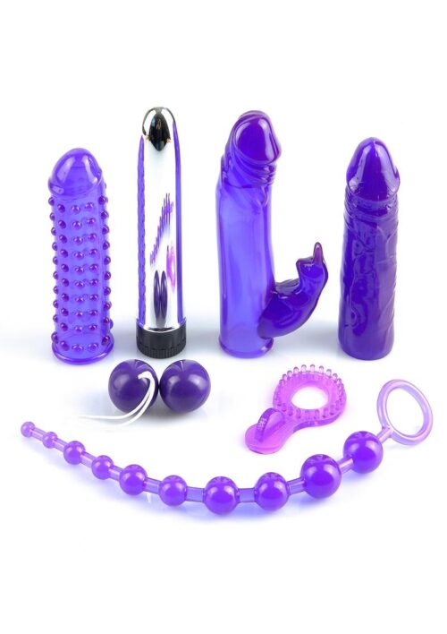 Royal Rabbit Vibrating (7 piece kit) - Purple