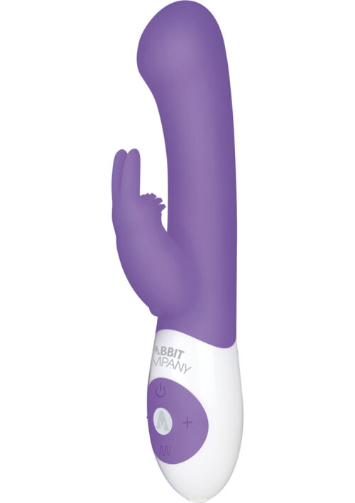 The G-Spot Rabbit Rechargeable Silicone Vibrator - Purple