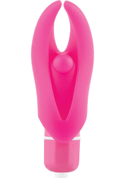 Screamin` Demon Mini Vibe with Silicone Sleeve Waterproof - Pink