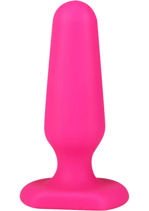 Hustler All About Anal Seamless Silicone Butt Plug 3in - Pink