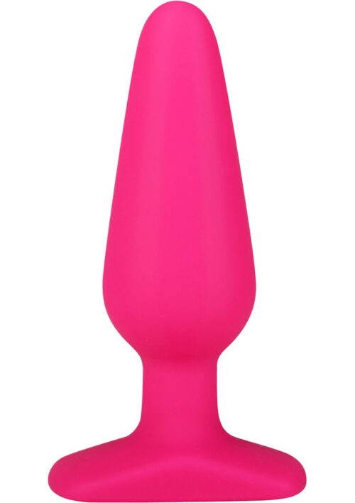 Hustler All About Anal Seamless Silicone Butt Plug 5.5in - Pink