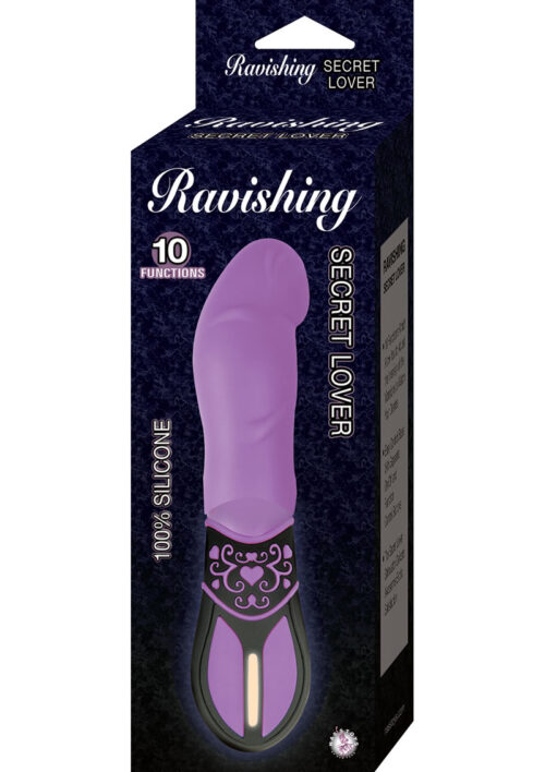 Ravishing Secret Lover Silicone Vibrator - Purple