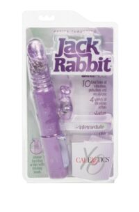 Jack Rabbit Petite Thrusting Rabbit Vibrator- Purple