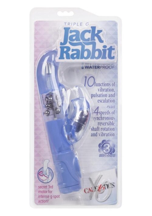 Jack Rabbit Triple G Rabbit Vibrator - Blue