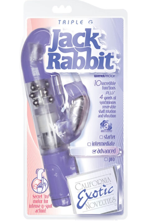 Jack Rabbit Triple G Rabbit Vibrator - Purple