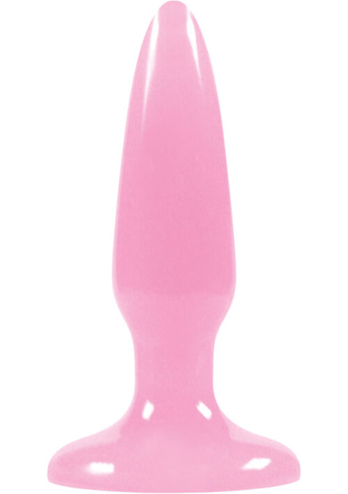 Firefly Pleasure Plug Butt Plug Glow In The Dark - Pink