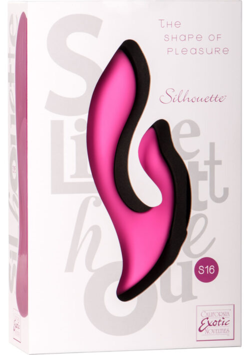 Sihouette S16 Rechargeable Dual Moter Silicone Vibe Pink 4.5 Inch