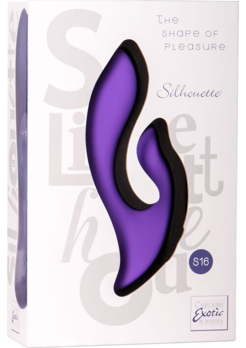 Sihouette S16 Rechargeable Dual Moter Silicone Vibe Purple 4.5 Inch