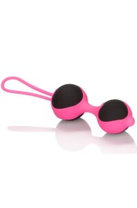 Cocolicious Silicone Trainer Kegel Balls - Black/Pink