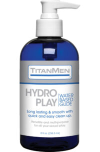 TitanMen Hydro Play Water Based Glide Lubricant 8oz