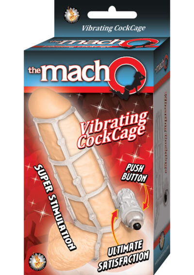 MachO Vibrating CockCage Sleeve - Clear