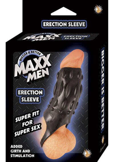 Maxx Men Erection Sleeve Cock Ring - Clear