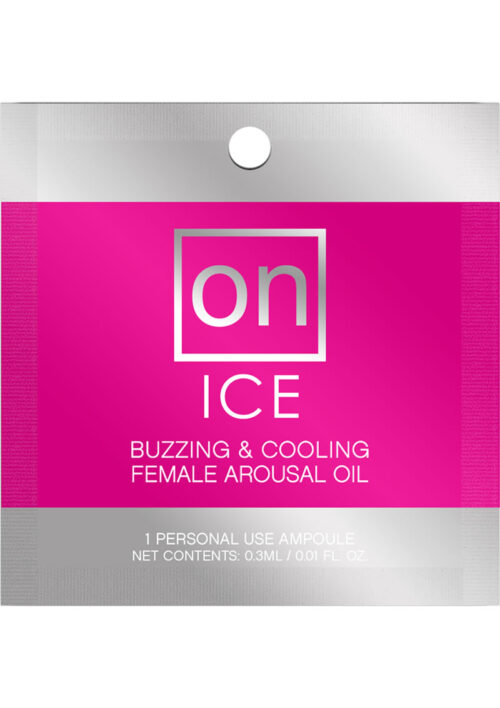On Ice Buzzing and Cooling Female Arousal Oil .01oz (24 per refill)
