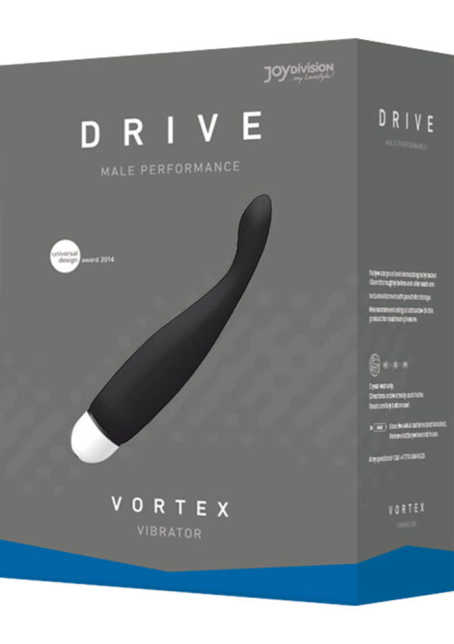 Drive Vortex Male Performance Silicone Vibrator Waterproof Black